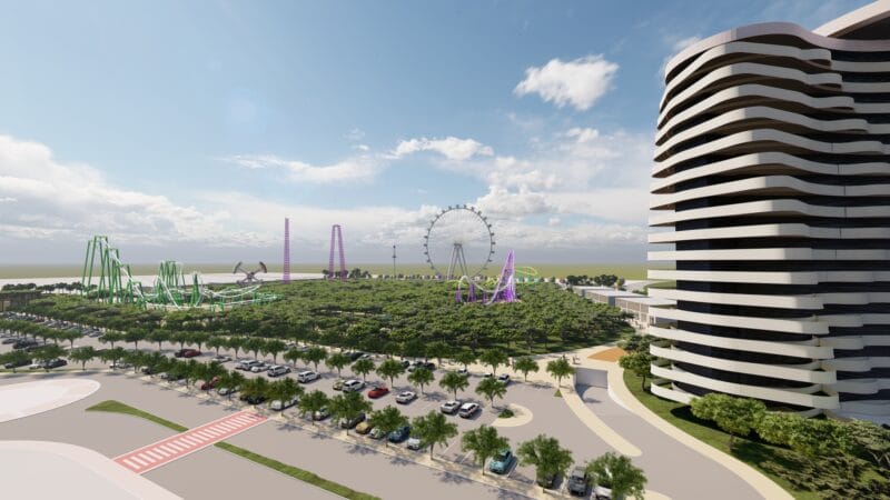 Na Paraíba, WAM Experience vai construir um hotel com 480 apartamentos, além de brinquedos de parque de diversão, como uma roda-gigante panorâmica de 80 metros de altura