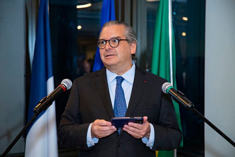 Pedro Antonio Gouvêa Vieira Almeida e Silva, presidente da CCIFB, elogia a postura do Brasil na disputa tarifária global
