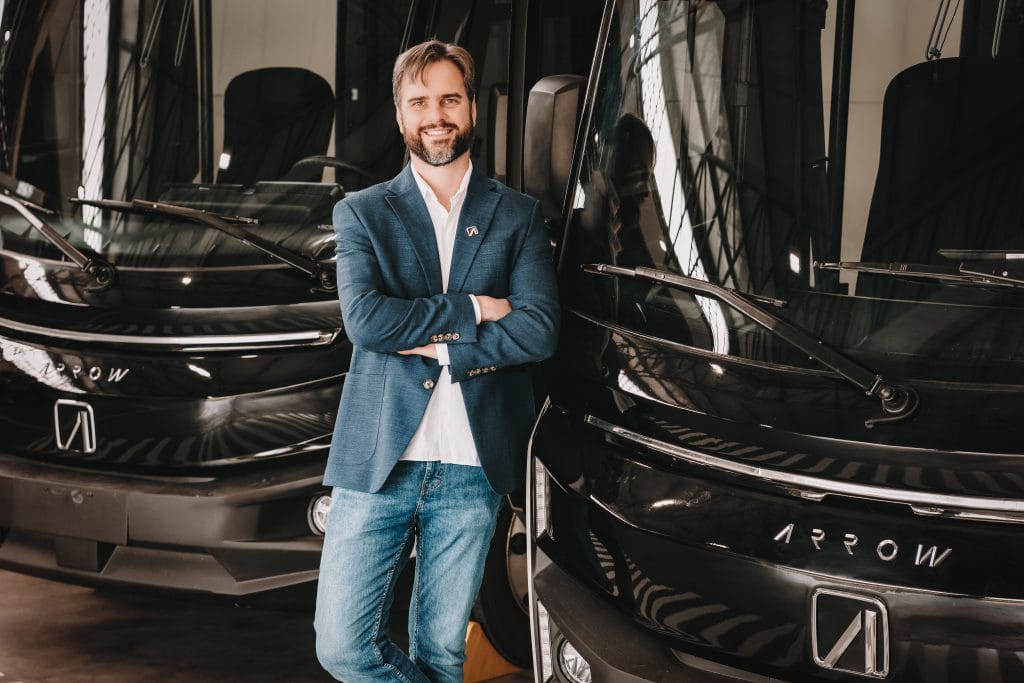 Tecnologia gaúcha: elétrico da Arrow entra na rota de Mercado Livre, Amazon e Correios 1 | Brazil Economy Marcelo Simon, cofundador e head de business da Arrow Mobility