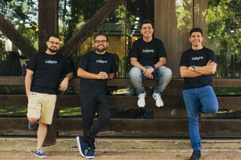 Gestão financeira: Celero atrai Visa, Sicredi e Caixa e vai triplicar de tamanho em 2025 2 | Brazil Economy Diretoria Celero: Eduardo Machado (CTO), João Augusto Betenheuzer (CRO), João Tosin (CEO) e Pedro Chaves (COO)