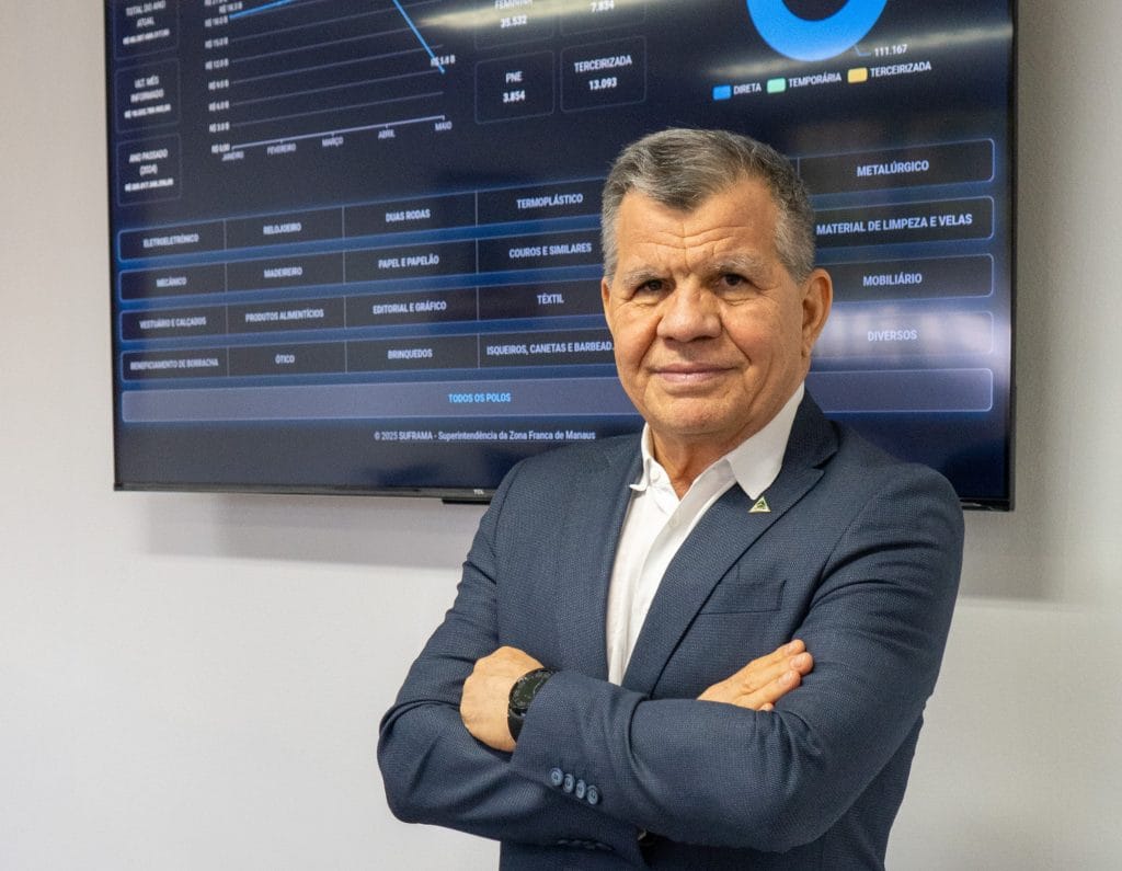 Suframa define plano para tornar Polo Industrial de Manaus referência em ESG 1 | Brazil Economy Bosco Saraiva, superintendente da Suframa, diz que as novas práticas devem atrair novas fábricas para o polo