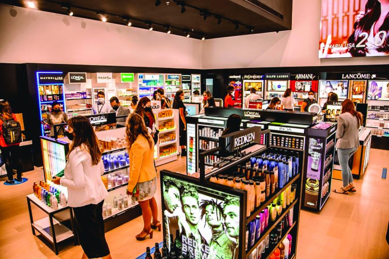 Ambiente da L'Oreal Beauty Store feito pela Equipa Group