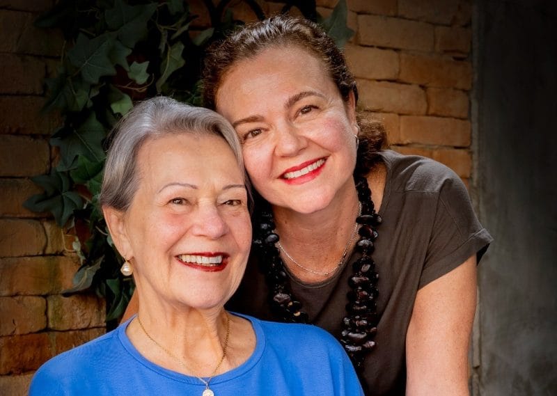 Ida Maria Frank e a filha, Virginia Jancso, escreveram história de resiliência e superação, temperada com amor pela boa mesa