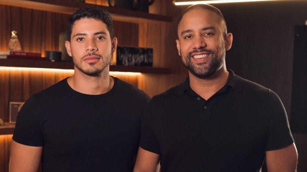 Os sócios da Bormam, Juan Borba (à esq.) e Matheus Martins