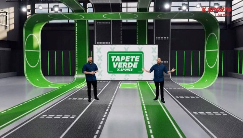 TV aberta 100% esportiva, Xsports mira grandes eventos e aposta no espírito de startup 3 | Brazil Economy Transmissão da Xsports iniciou oficialmente às 10h do dia 16 de agosto com o programa de cobertura pré-jogo Tapete Verde