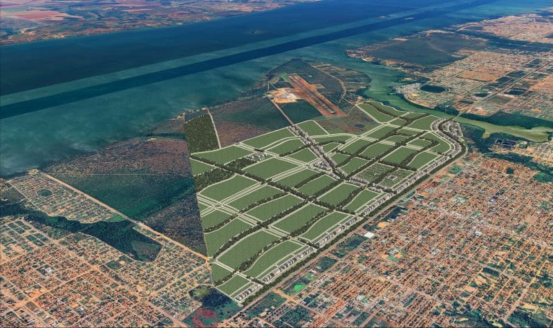 Terrenos Brasil: os segredos da empresa com lankbank de R$ 25 bilhões e 270 mil imóveis 4 | Brazil Economy Imagem de satélite de gleba da Terrenos Brasil em Minas Gerais
