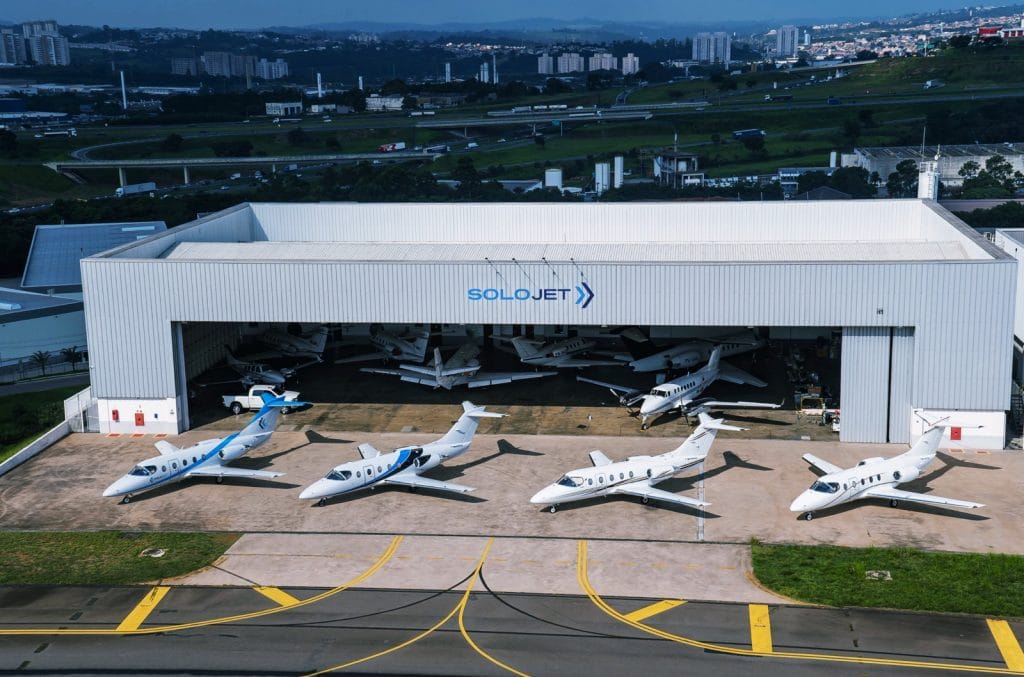 Compartilhamento de aeronaves decola em busca de novos mercados no País 1 | Brazil Economy A Solojet possui três hangares no Aeroporto de Jundiaí (SP) e um em Luís Eduardo Magalhães (BA)