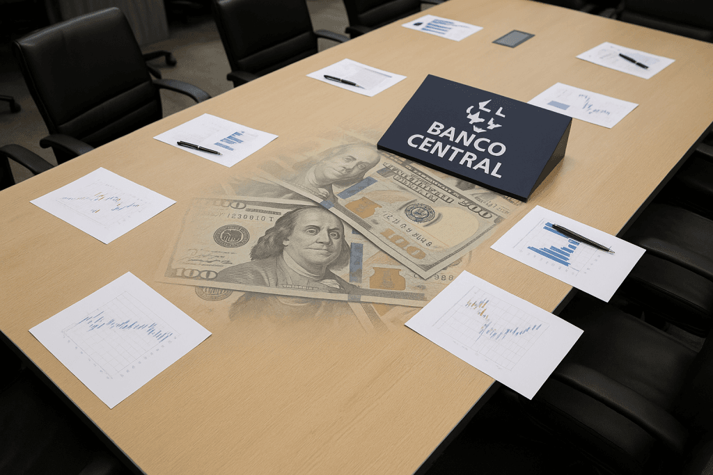 Mercado se adapta ao tom do Copom e calibra apostas para Selic, sem consenso 1 | Brazil Economy ChatGPT Image 6 de nov. de 2025 07 20 33 | Brazil Economy