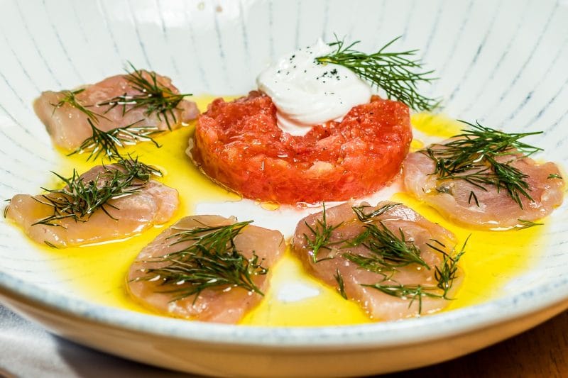 Prato da Dieta Mediterrânea elaborado para o Myk em parceria com a nutricionista Emília Maluf